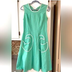 SOLD in Bundle—50s Apron Sleeveless Dress